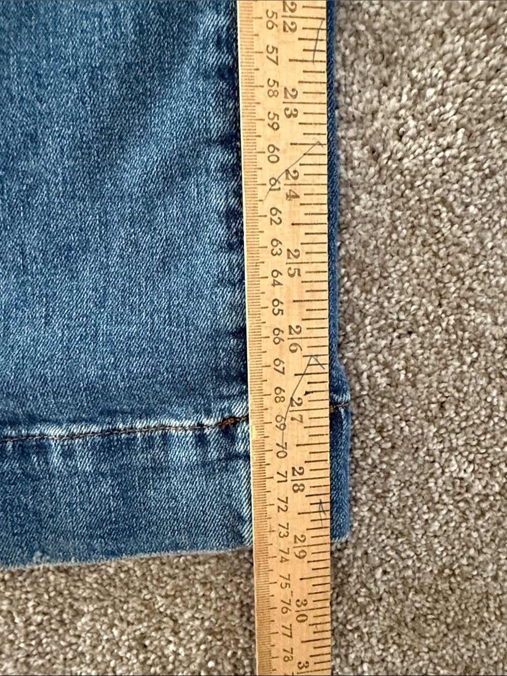 a.n.a wide-leg Light Blue Denim Jeans with Contrast Stitching - Picture 7 of 11